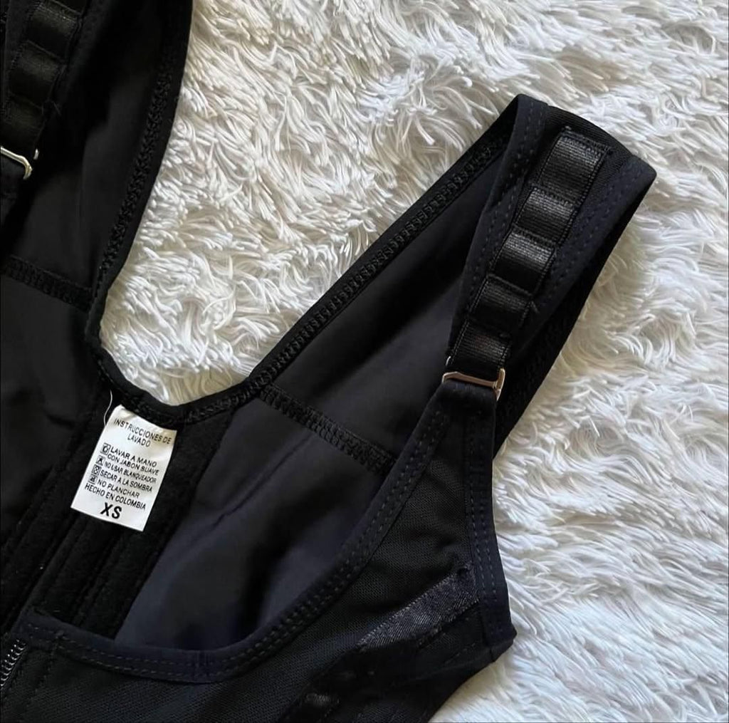 Faja Chaleco de 13 Varillas con Efecto Reloj de Arena + gel reductor gratis