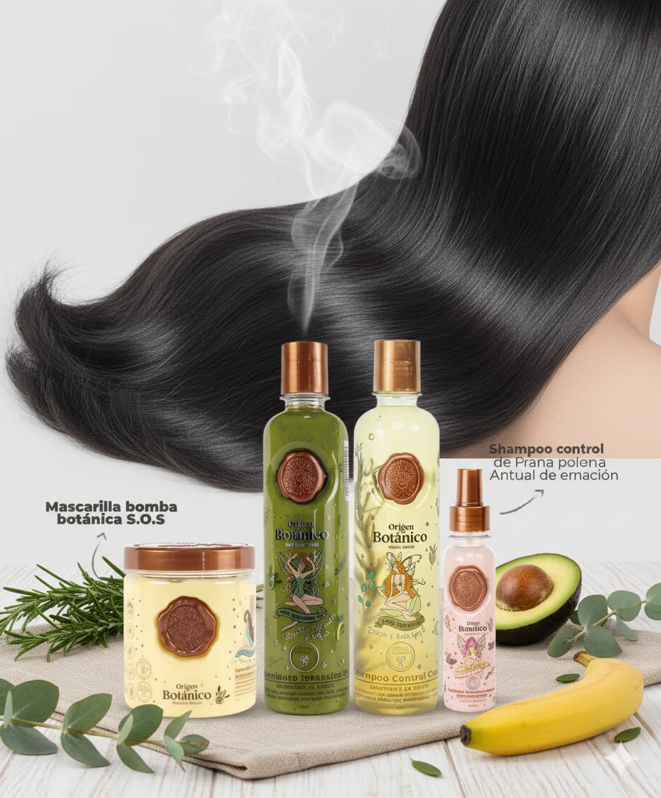 "Kit Ritual Origen Botánico – Cuidado Natural y Completo para Tu Cabello"
