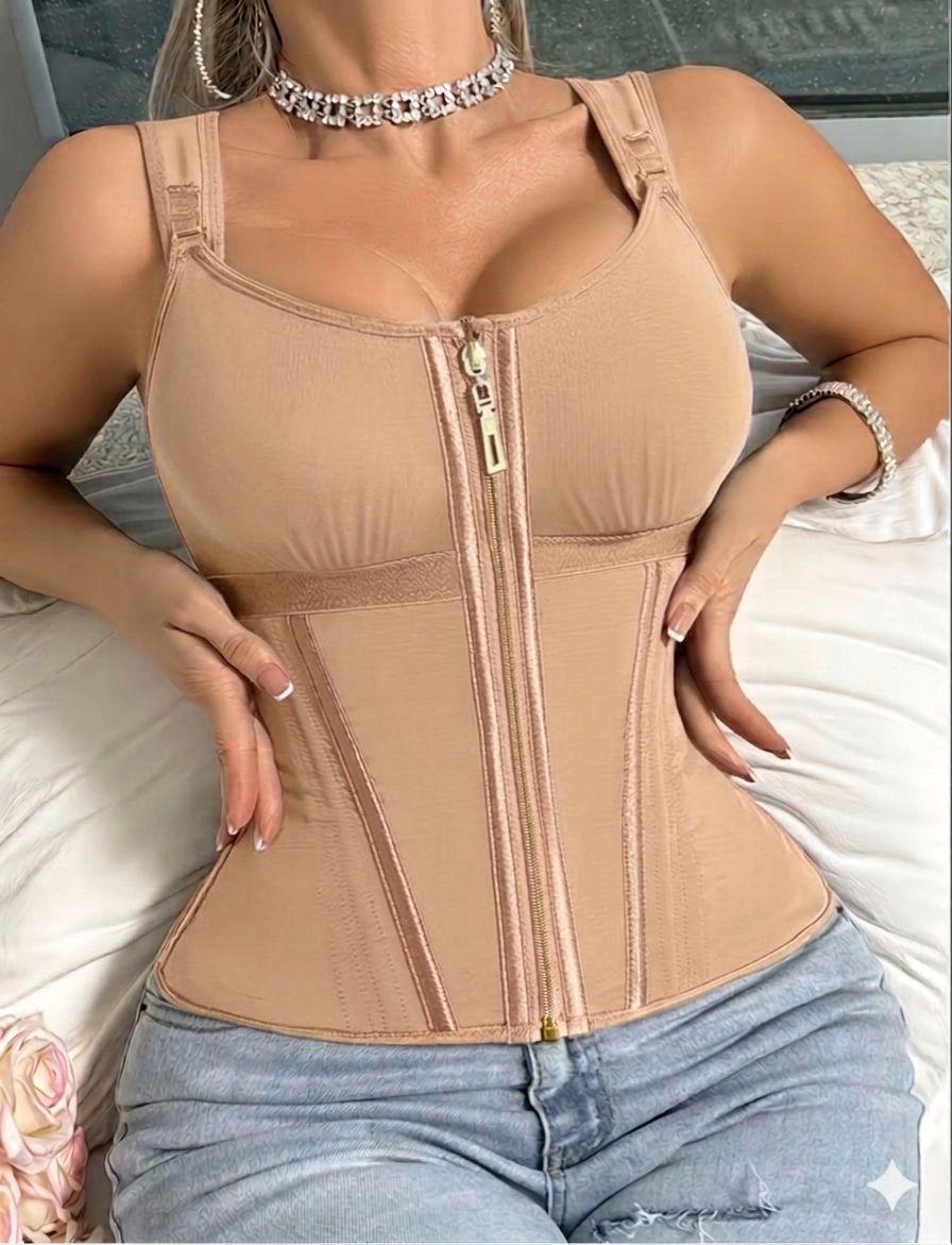 Faja Chaleco Tipo Brasier 13 Varillas Reductora y Moldeadora