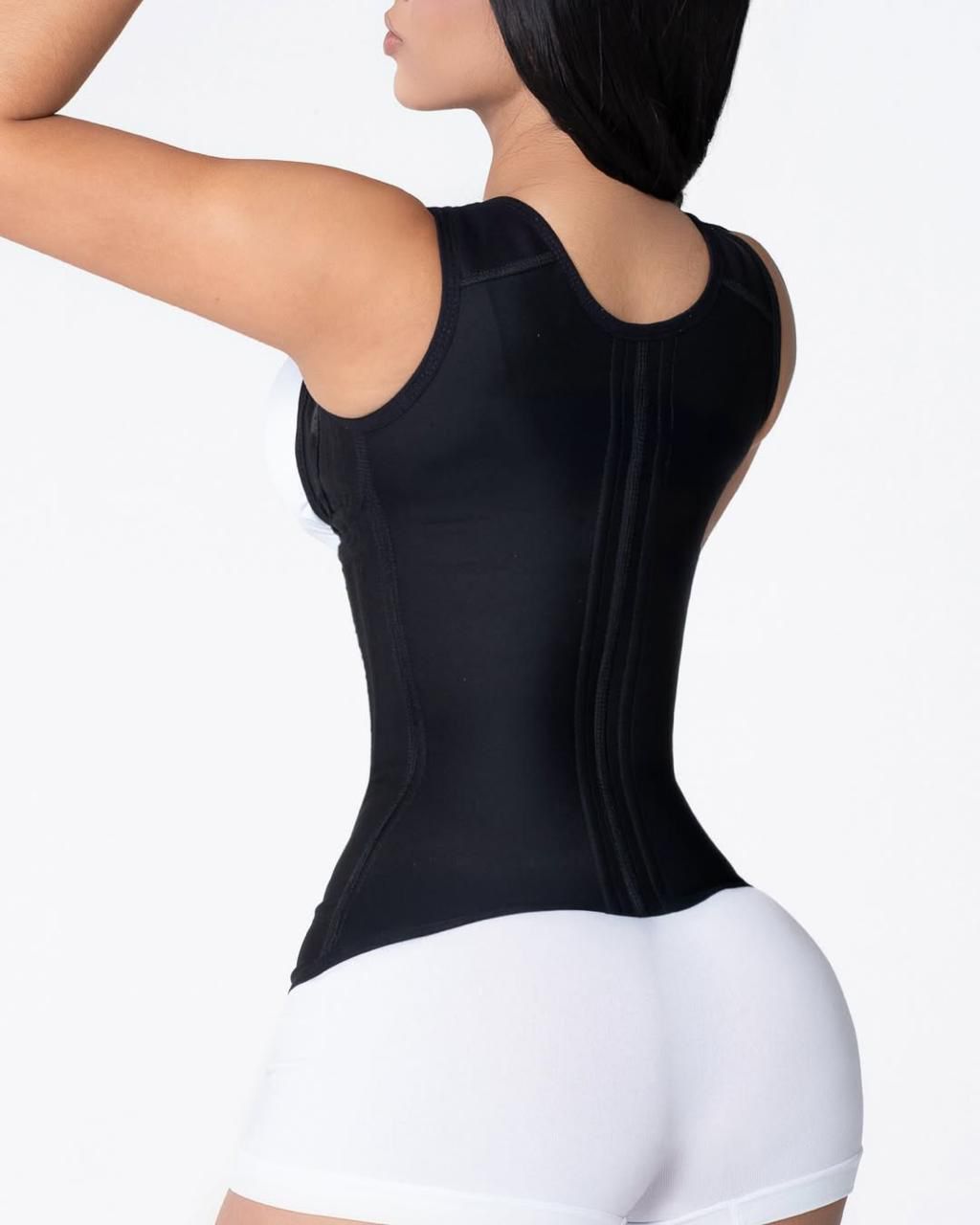 Faja Chaleco de 13 Varillas con Efecto Reloj de Arena + gel reductor gratis
